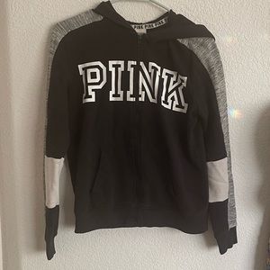 VS PINK zip up hoodie sweatshirt